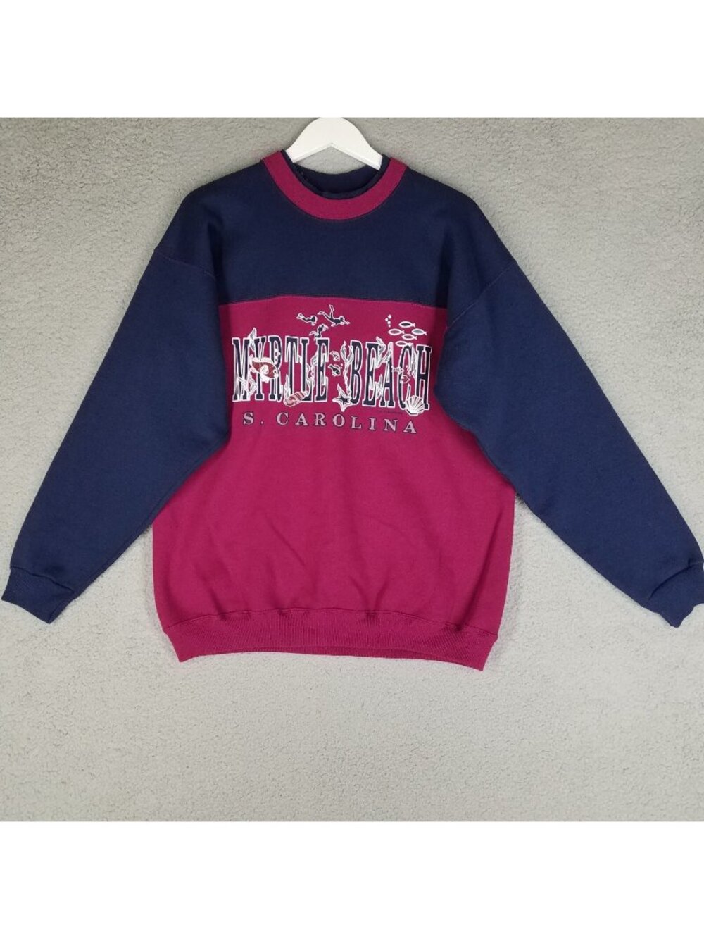 Vintage 1995 Hanes Myrtle Beach South Carolina Sweatshirt Women's Large Crewneck